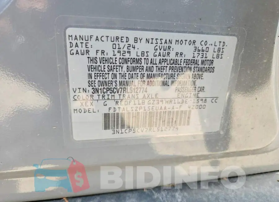 3N1CP5CV7RL512774 Photo# 13