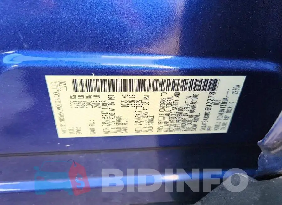 5N1AT3ABXMC692278 Photo# 13