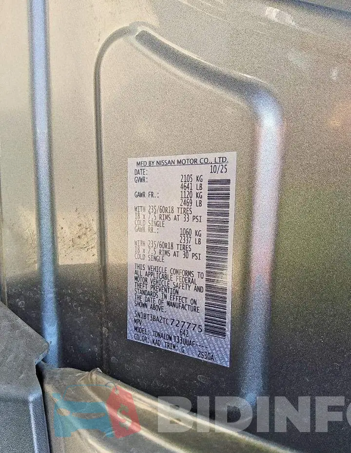 5N1BT3BA2TC727775 Photo# 13
