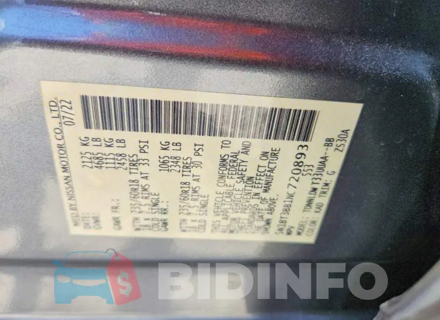 5N1BT3BB1NC720893 Photo# 13
