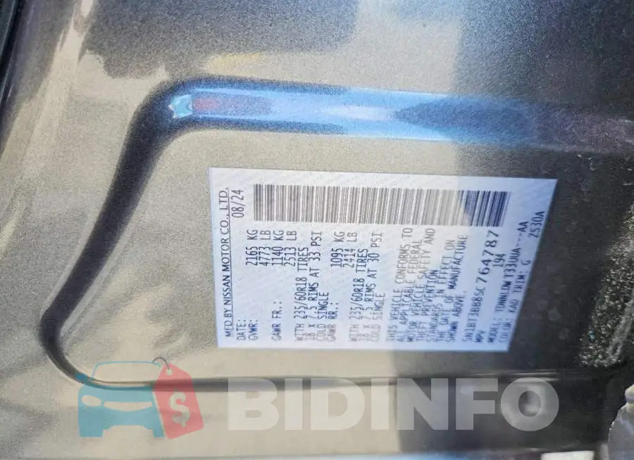 5N1BT3BB8SC764787 Photo# 13