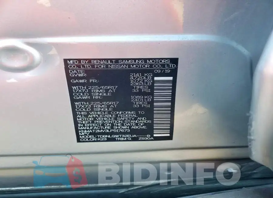KNMAT2MV3LP517673 Photo# 13