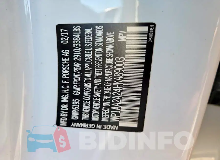 WP1AA2A24HKA89003 Photo# 13