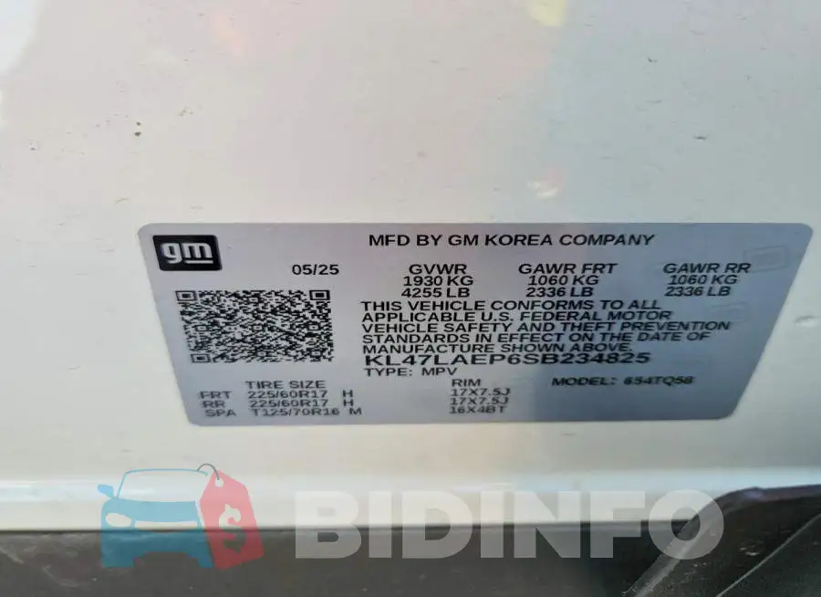 KL47LAEP6SB234825 Photo# 13