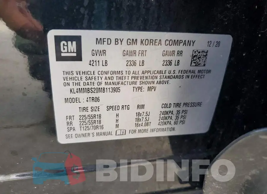 KL4MMBS20MB113905 Photo# 13