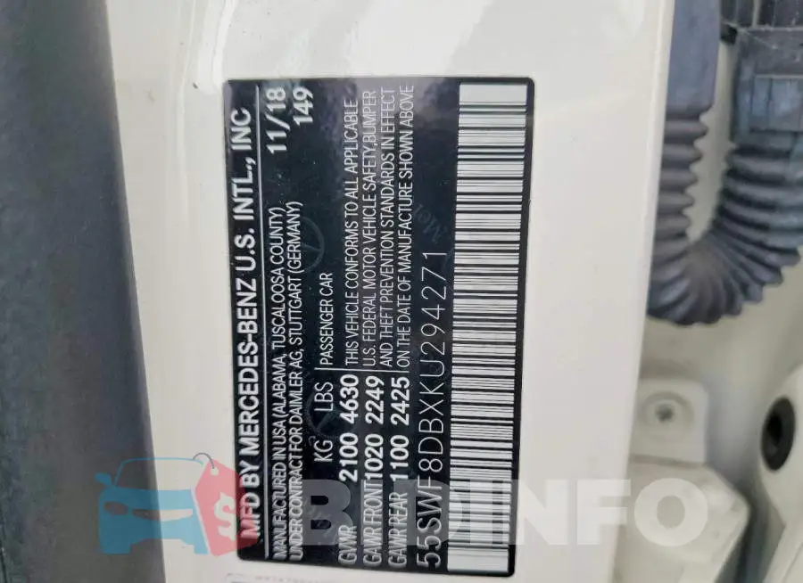 55SWF8DBXKU294271 Photo# 13