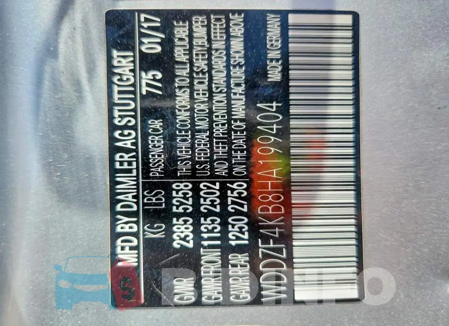 WDDZF4KB8HA199404 Photo# 12