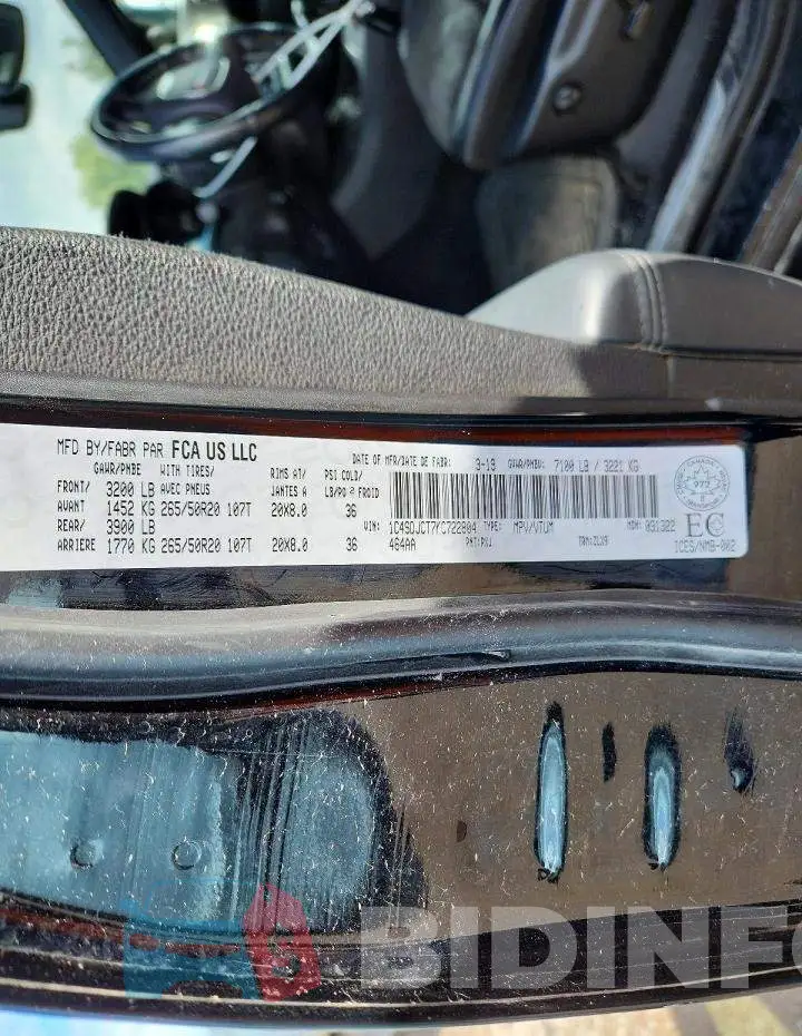 1C4SDJCT7KC722804 Photo# 13