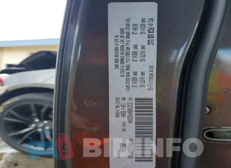2C3CDXBGXHH533344 Photo# 13