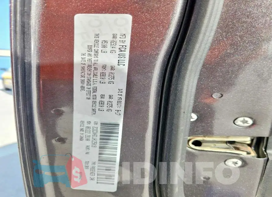 2C3CDXHG1JH125019 Photo# 12