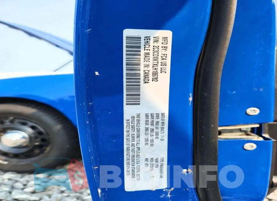 2C3CDXKTXLH186782 Photo# 12