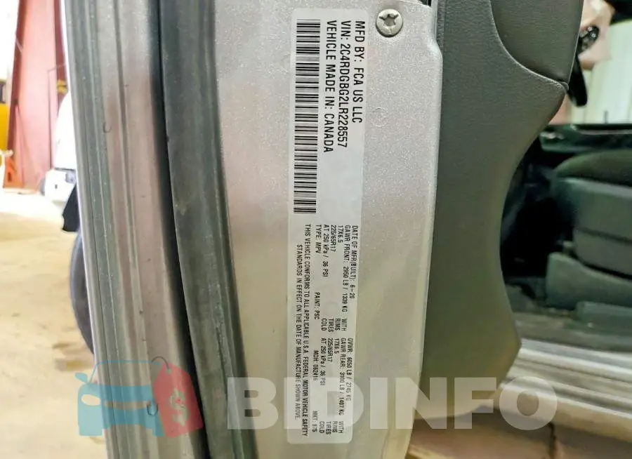 2C4RDGBG2LR228557 Photo# 13