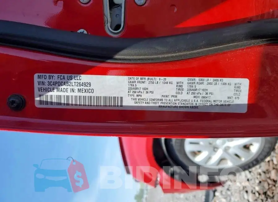 3C4PDCAB2LT264929 Photo# 14