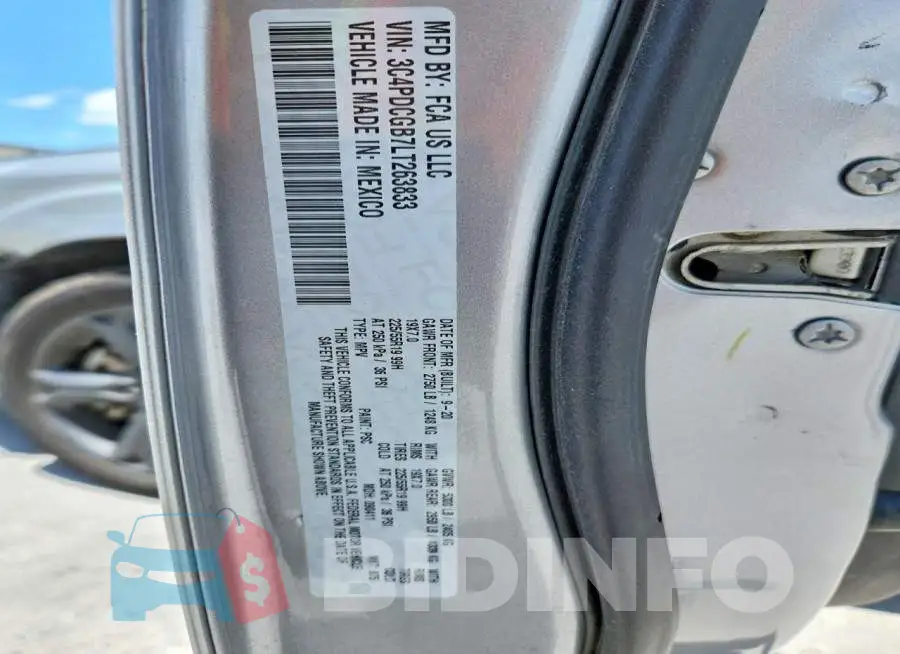 3C4PDCGB7LT263833 Photo# 14