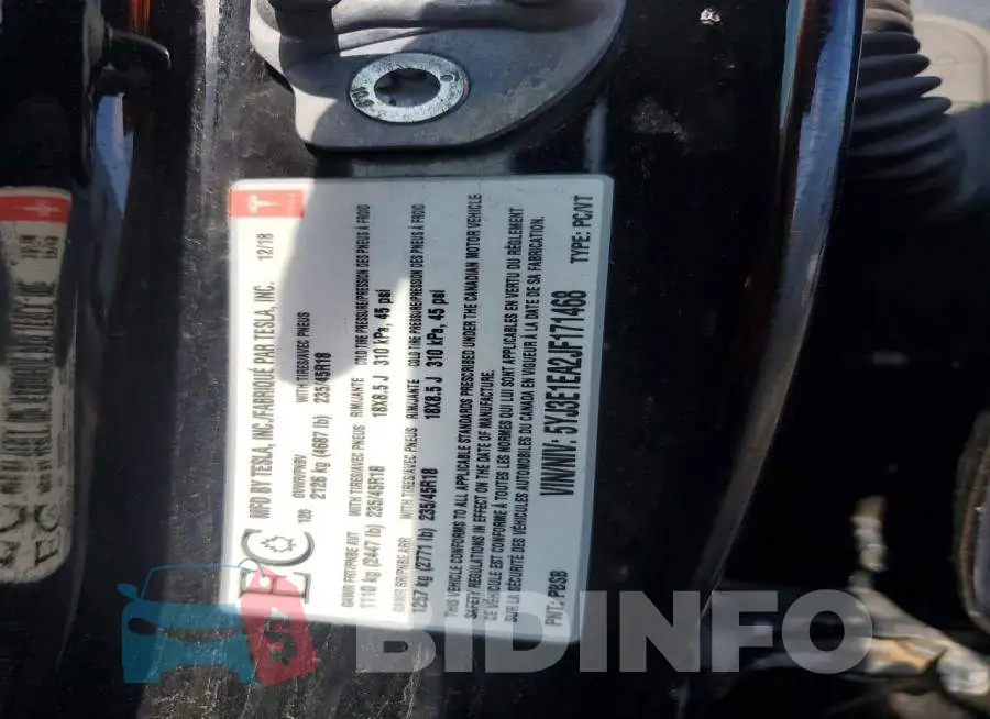 5YJ3E1EA2JF171468 Photo# 12