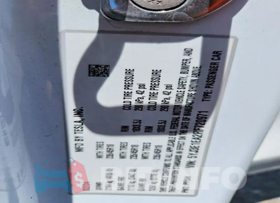 5YJ3E1EA2RF720971 Photo# 12