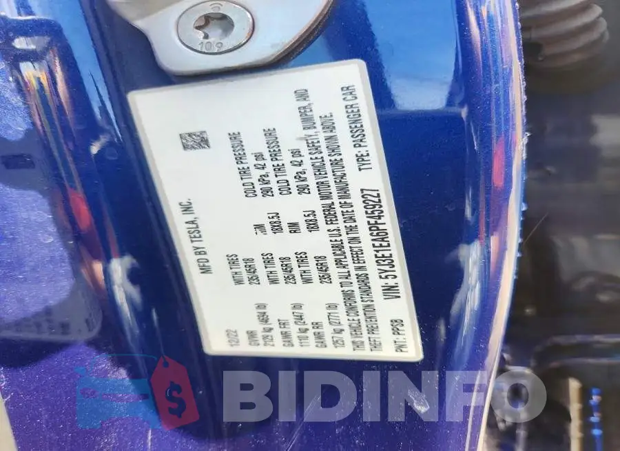 5YJ3E1EA6PF459227 Photo# 12