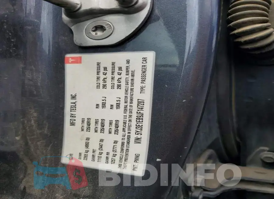 5YJ3E1EB9JF147287 Photo# 12