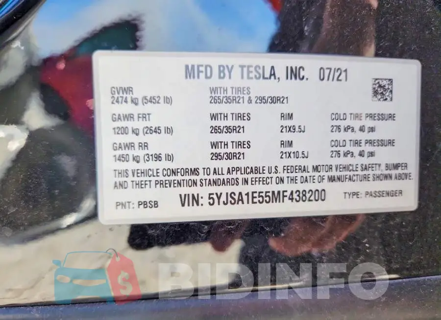 5YJSA1E55MF438200 Photo# 12