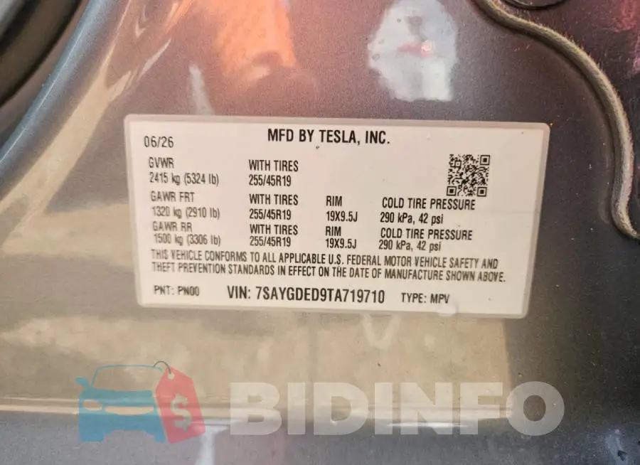 7SAYGDED9TA719710 Photo# 13