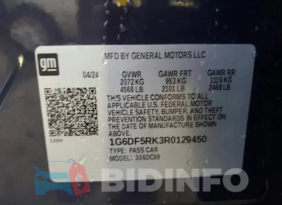 1G6DF5RK3R0129450 Photo# 12
