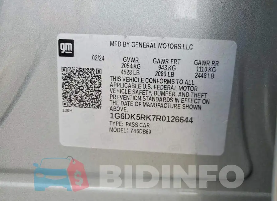 1G6DK5RK7R0126644 Photo# 12