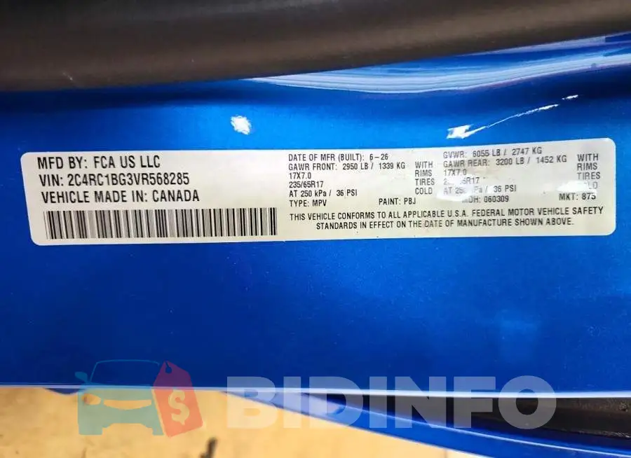 2C4RC1BG3VR568285 Photo# 13
