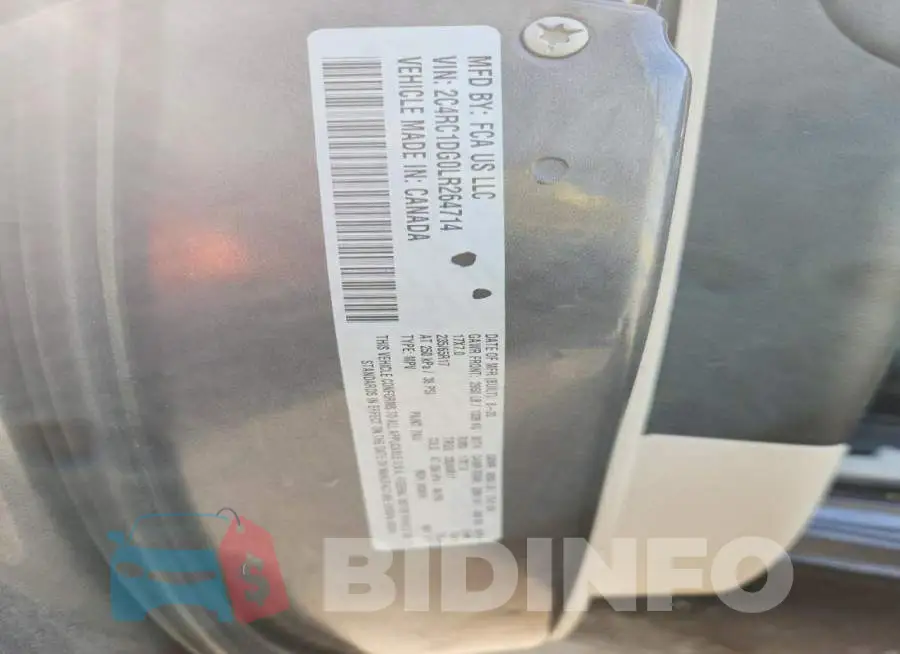 2C4RC1DG0LR264714 Photo# 13