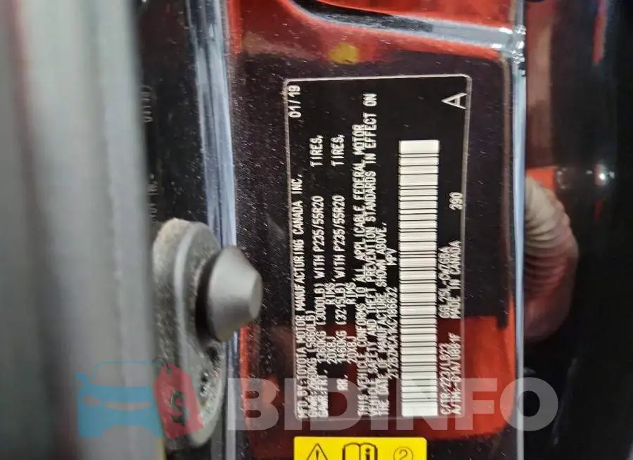 2T2BZMCA1KC186632 Photo# 12