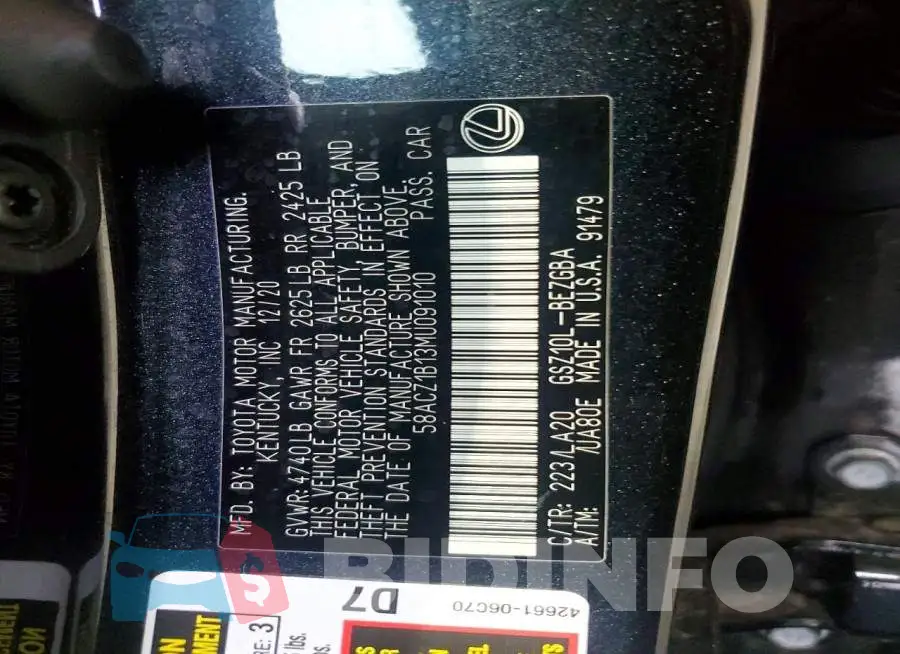 58ACZ1B13MU091010 Photo# 12