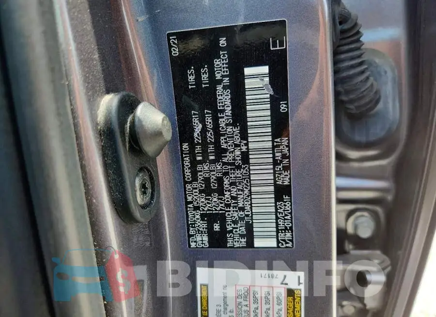 JTJDARDZ9M2251053 Photo# 13