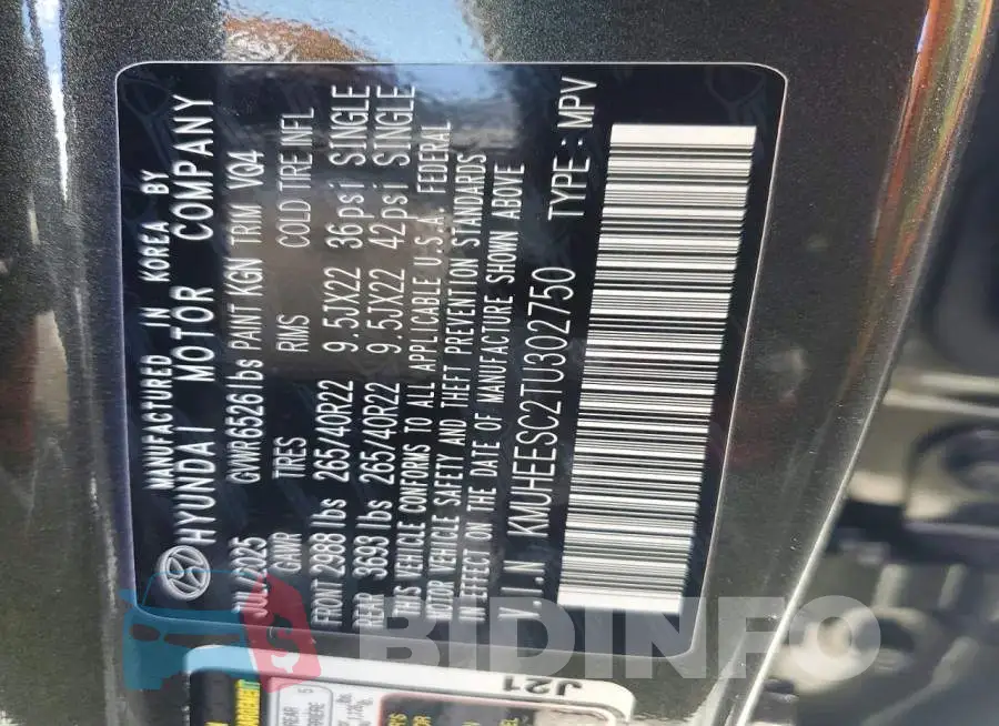 KMUHEESC2TU302750 Photo# 14