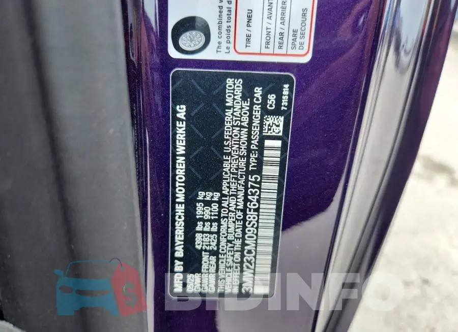 3MW23CM09S8F64375 Photo# 12