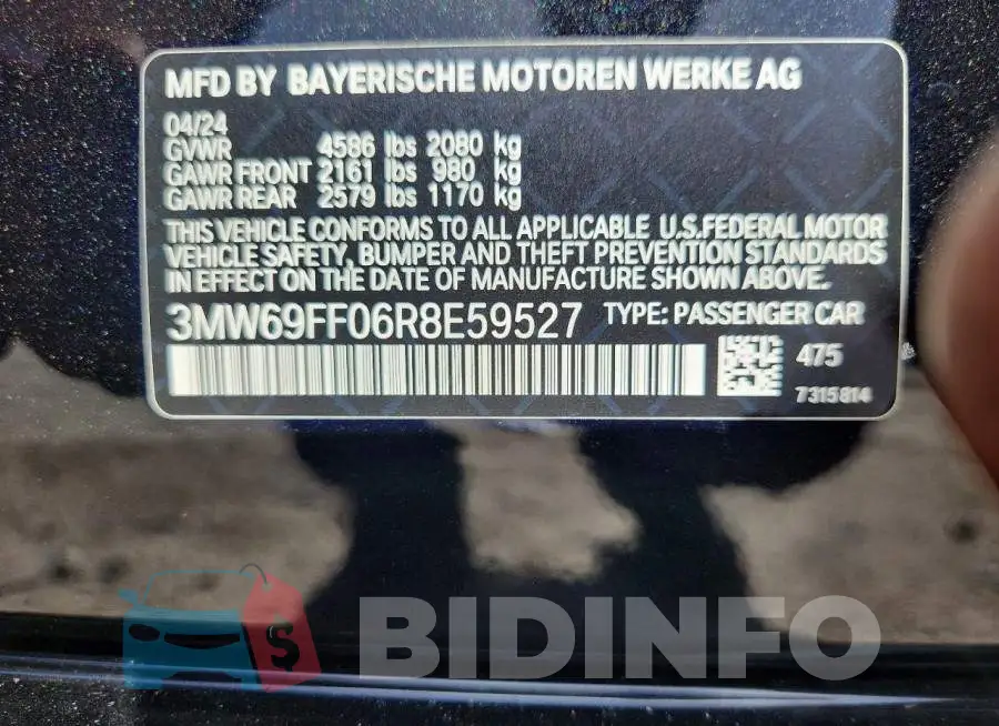 3MW69FF06R8E59527 Photo# 12