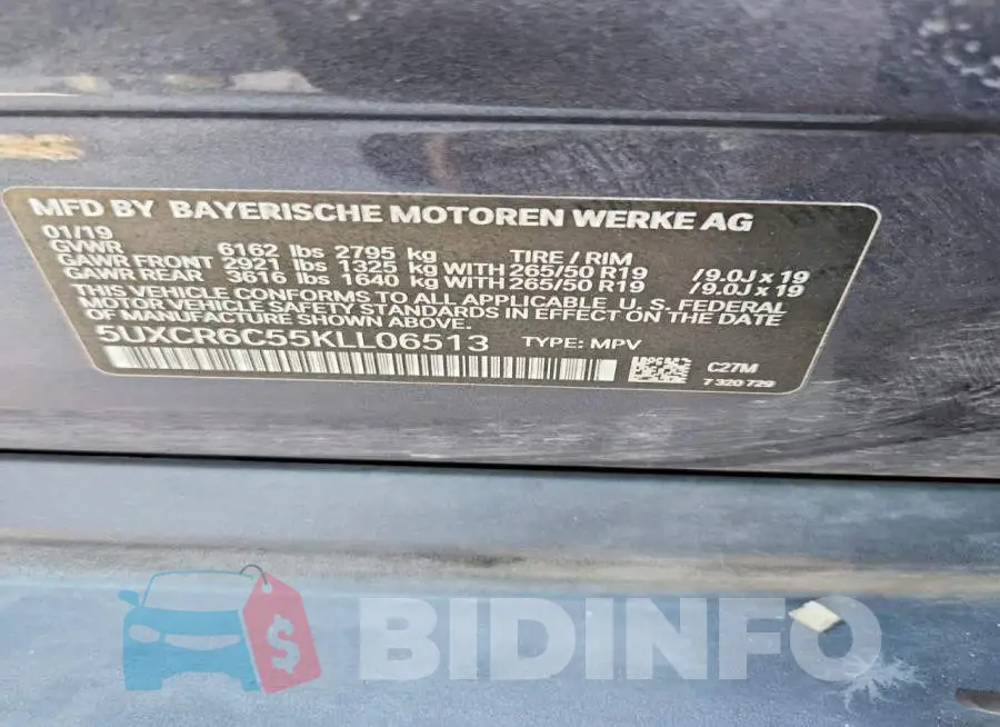 5UXCR6C55KLL06513 Photo# 12