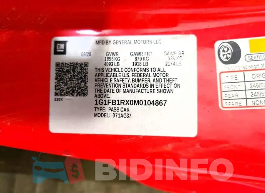 1G1FB1RX0M0104867 Photo# 12