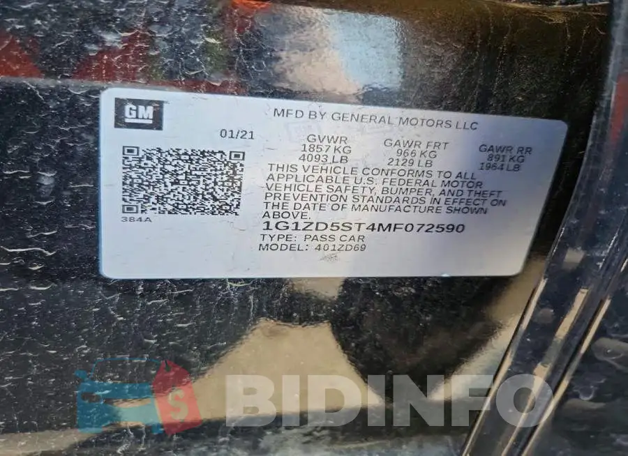1G1ZD5ST4MF072590 Photo# 12