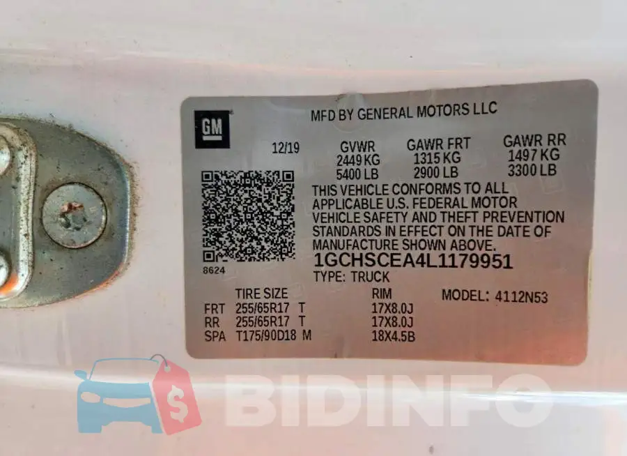 1GCHSCEA4L1179951 Photo# 13