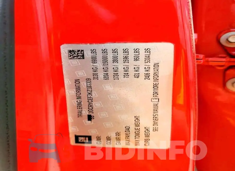 1GCRYCEF3KZ183309 Photo# 12