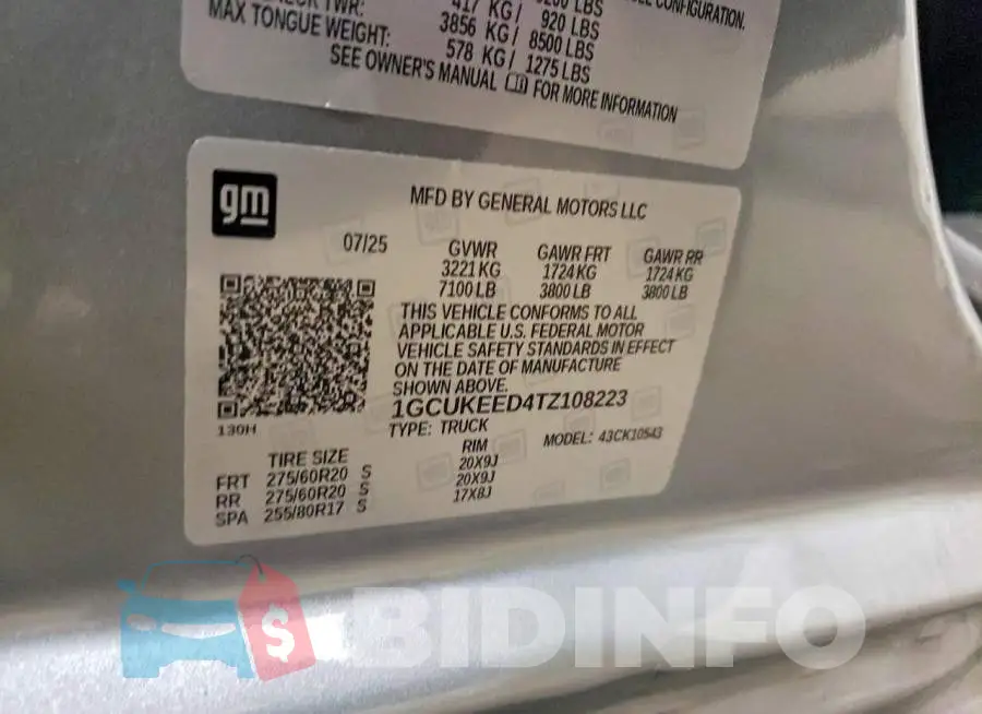 1GCUKEED4TZ108223 Photo# 12