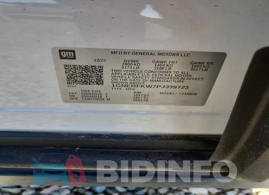 1GNERFKW7PJ339723 Photo# 14
