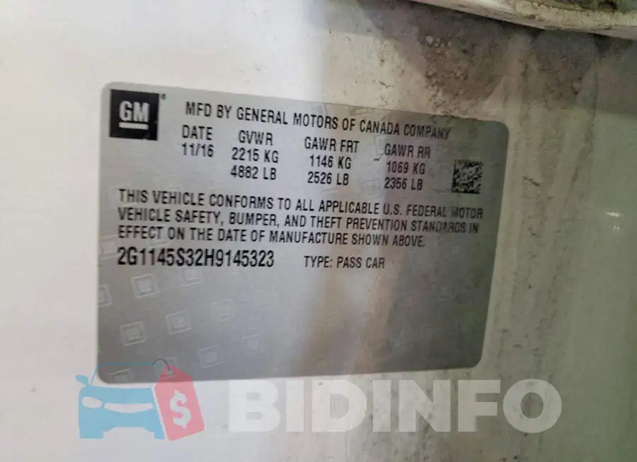 2G1145S32H9145323 Photo# 12