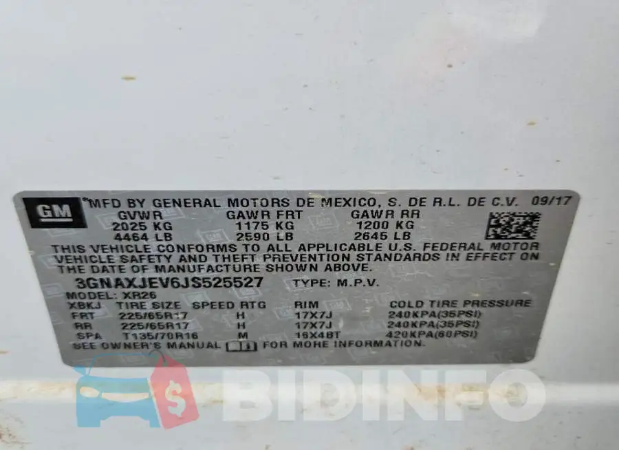 3GNAXJEV6JS525527 Photo# 12
