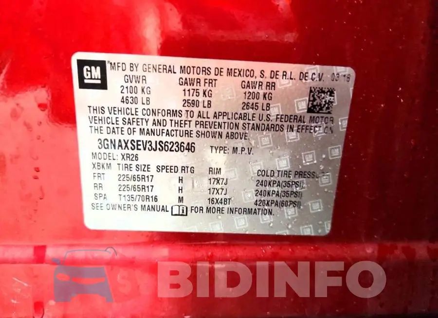 3GNAXSEV3JS623646 Photo# 12