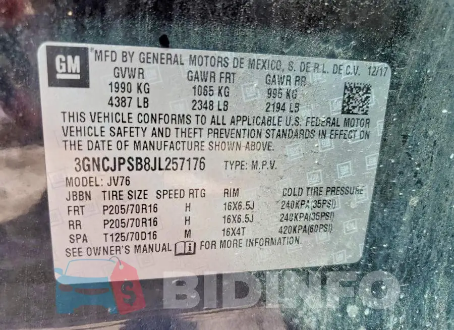 3GNCJPSB8JL257176 Photo# 14