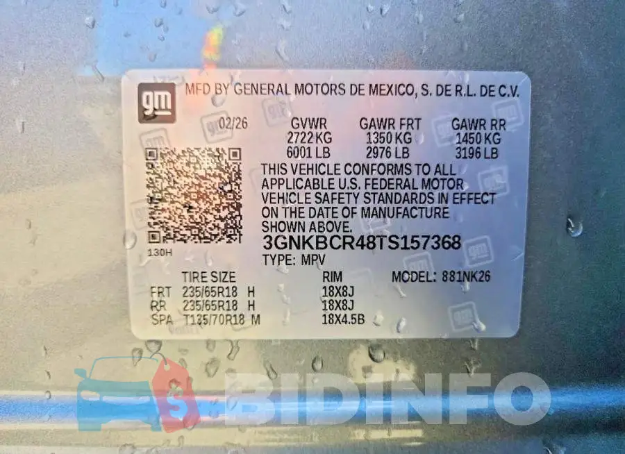 3GNKBCR48TS157368 Photo# 14