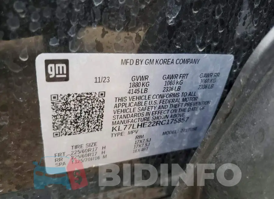 KL77LHE22RC175857 Photo# 13