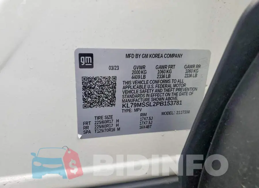 KL79MSSL2PB153781 Photo# 13
