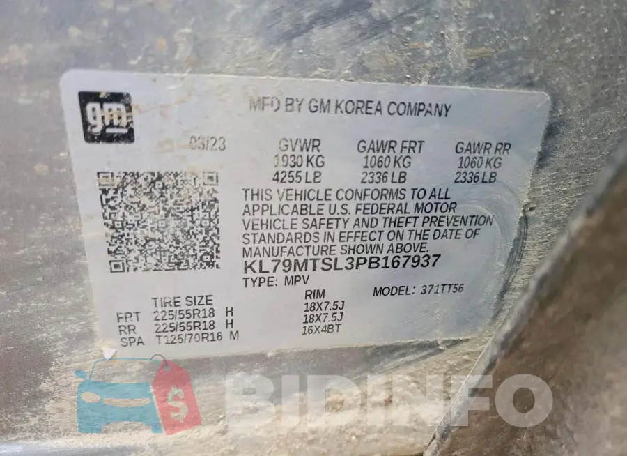 KL79MTSL3PB167937 Photo# 13