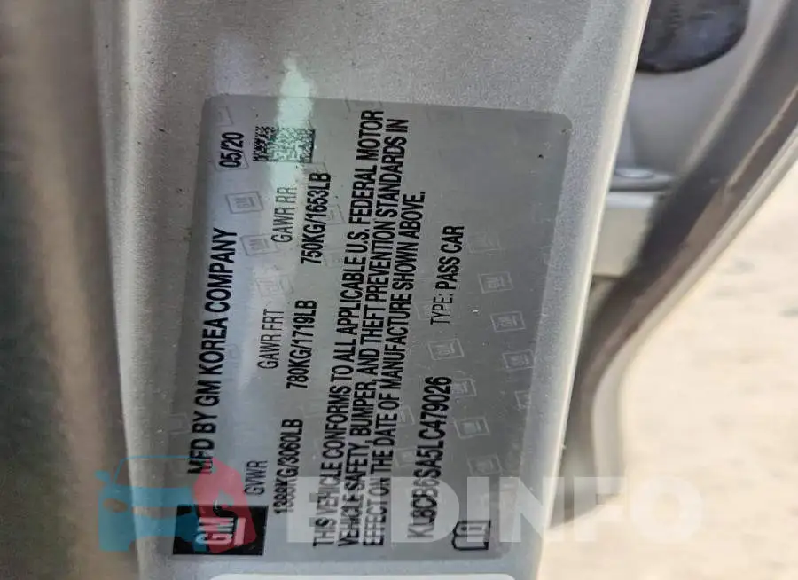KL8CB6SA5LC479026 Photo# 12